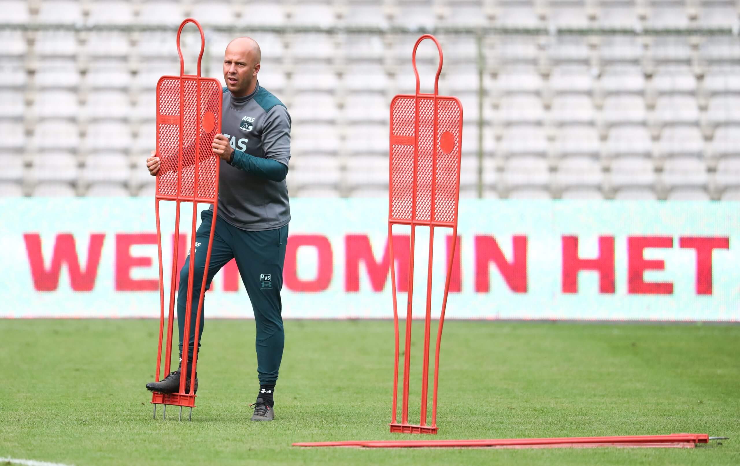 Les joueurs d'AZ durant une victoire mémorable