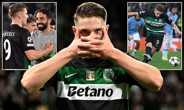 Viktor Gyokeres en action