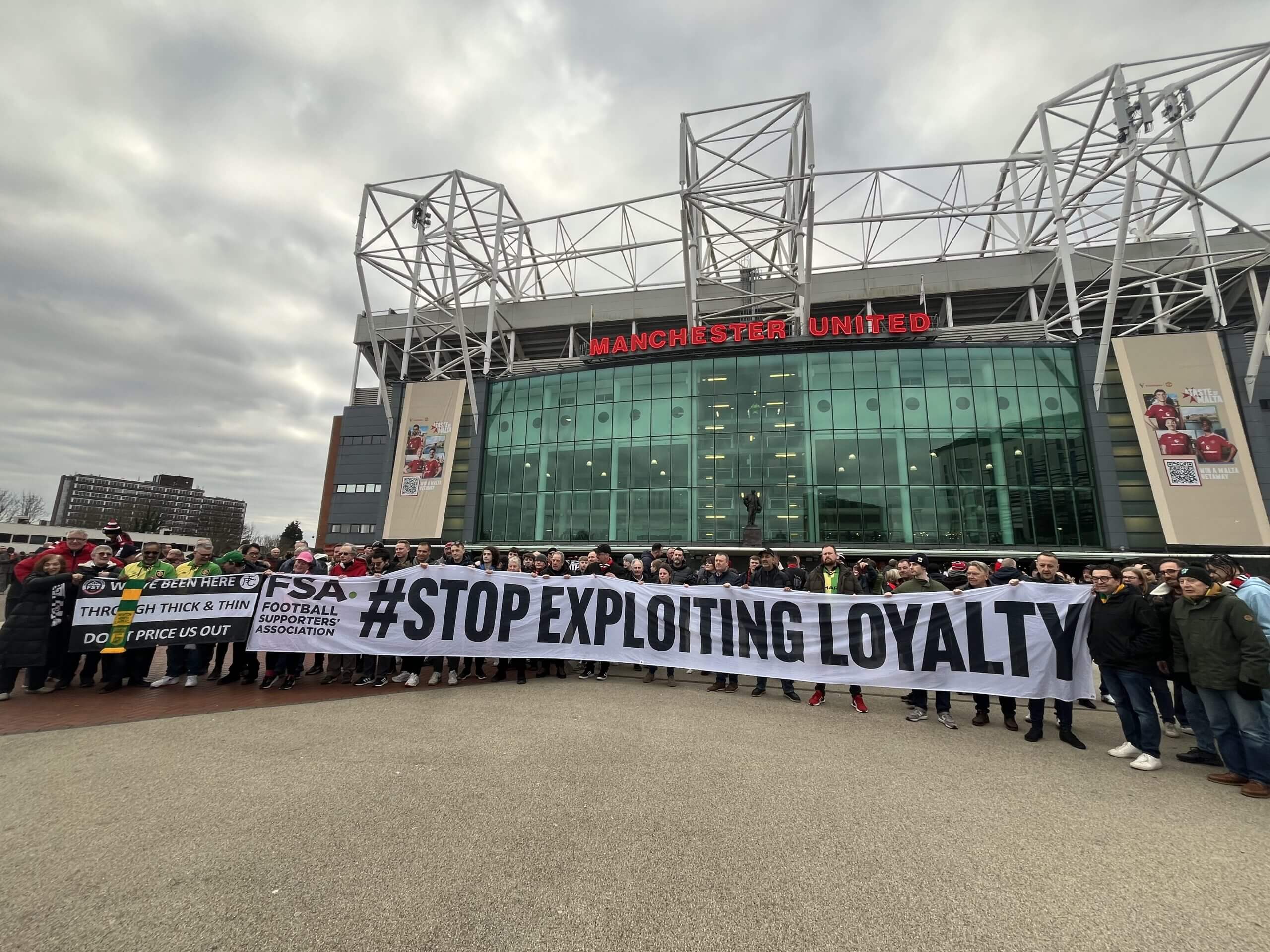 Protest against ticket prices