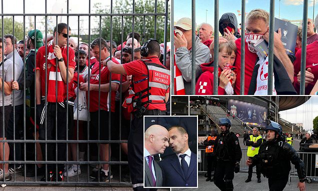 Supporters de Liverpool au Stade de France