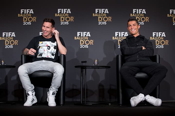 Cristiano Ronaldo et Lionel Messi
