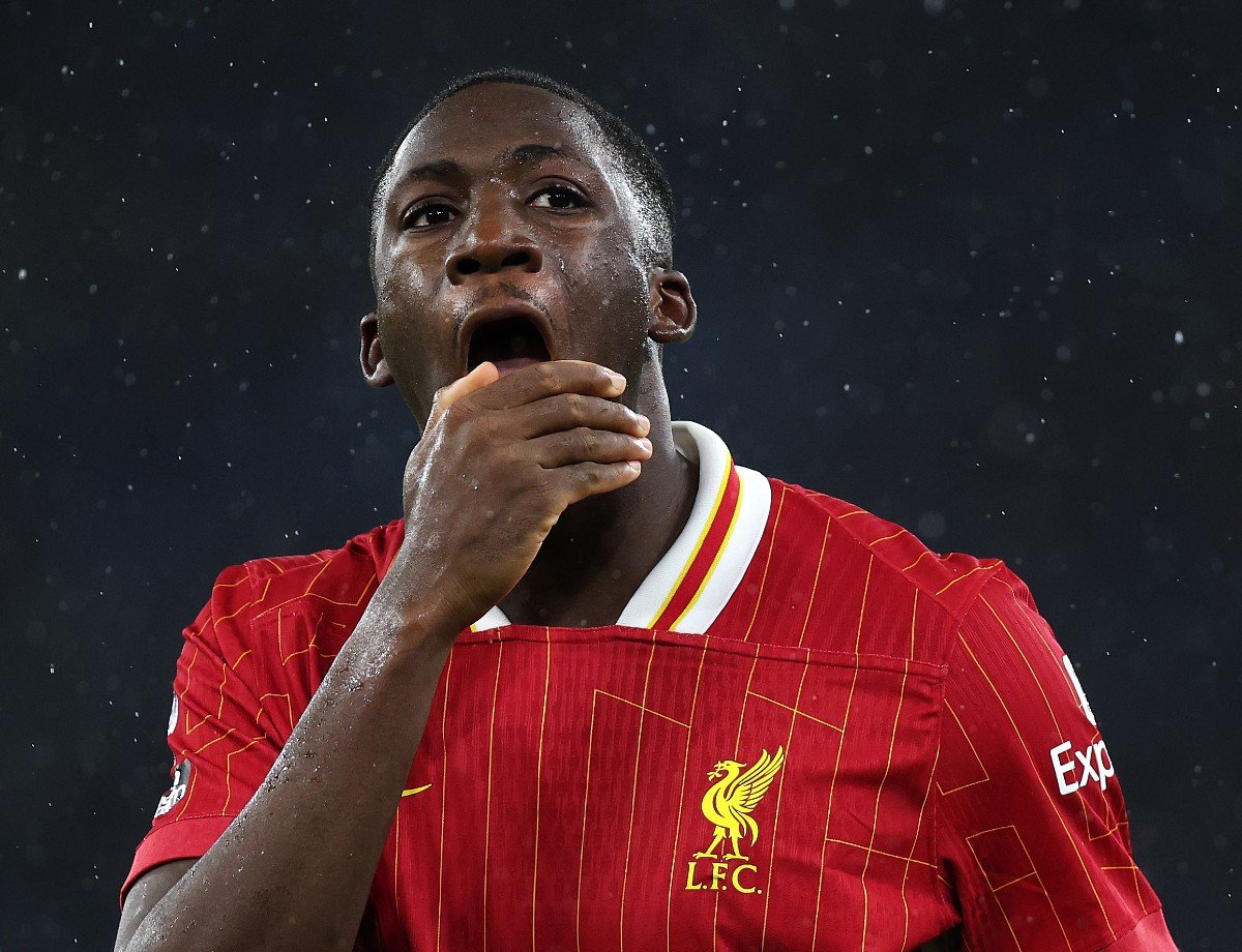 Ibrahima Konaté en action pour Liverpool