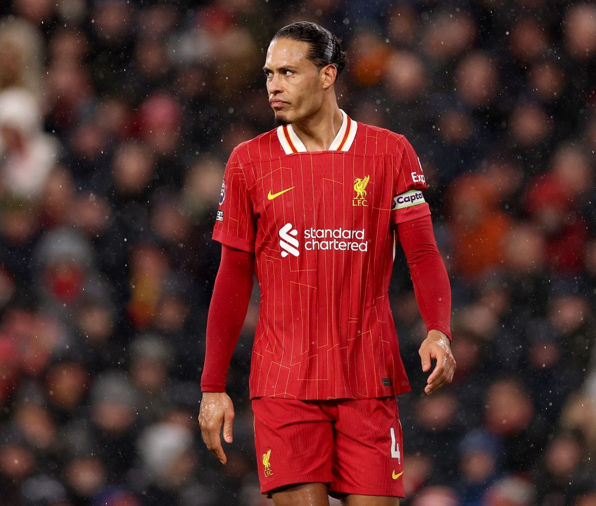 Virgil van Dijk en action contre Newcastle
