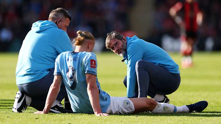 Haaland s'est blessé à la cheville