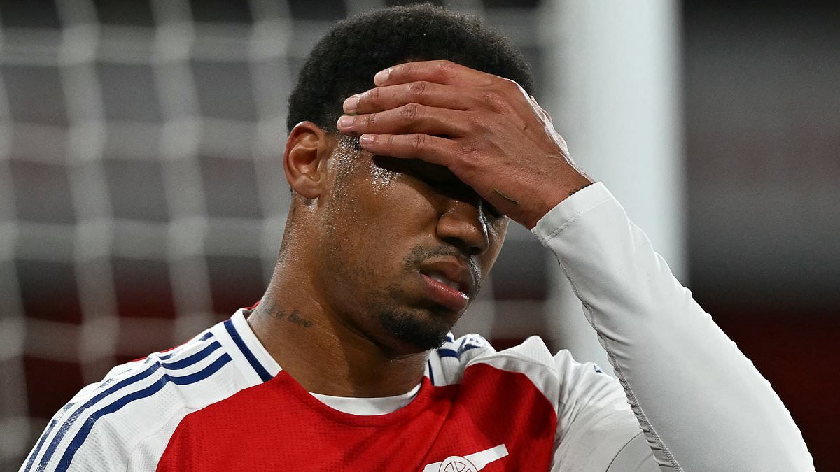 Blessure de Gabriel - Un coup dur pour les espoirs d-Arsenal en C1