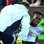 Bukayo Saka de retour à l-entraînement après trois mois d-absence