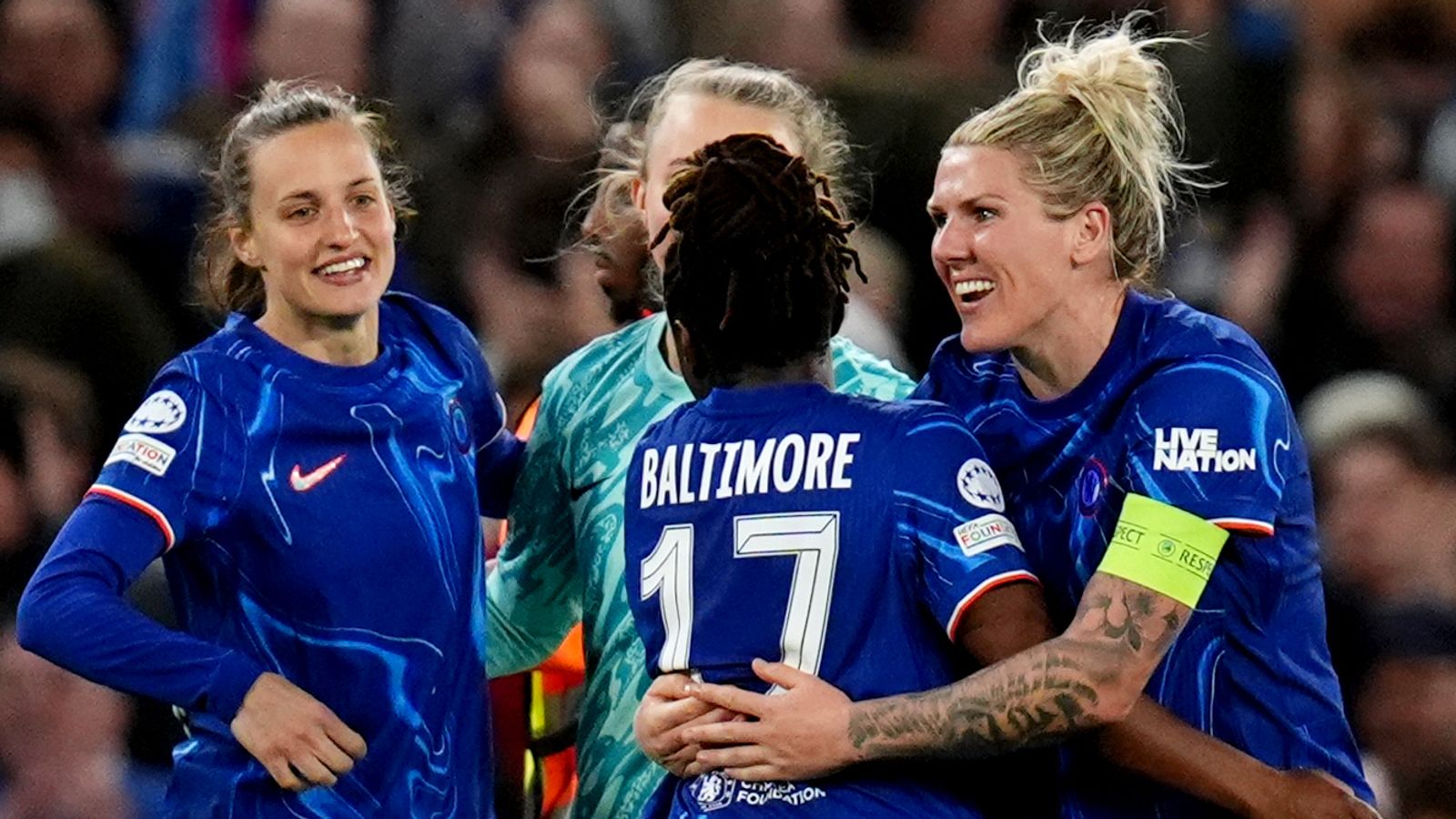 Chelsea s-impose 3-0 contre Man City en Ligue des Champions Féminine