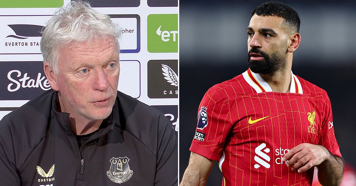 David Moyes et Mo Salah - l-affrontement au Merseyside derby