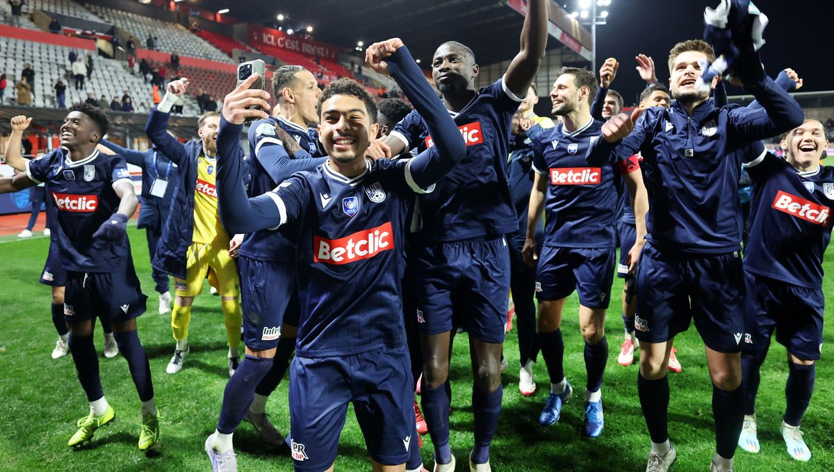 Dunkerque défie le PSG en demi-finale de la Coupe de France