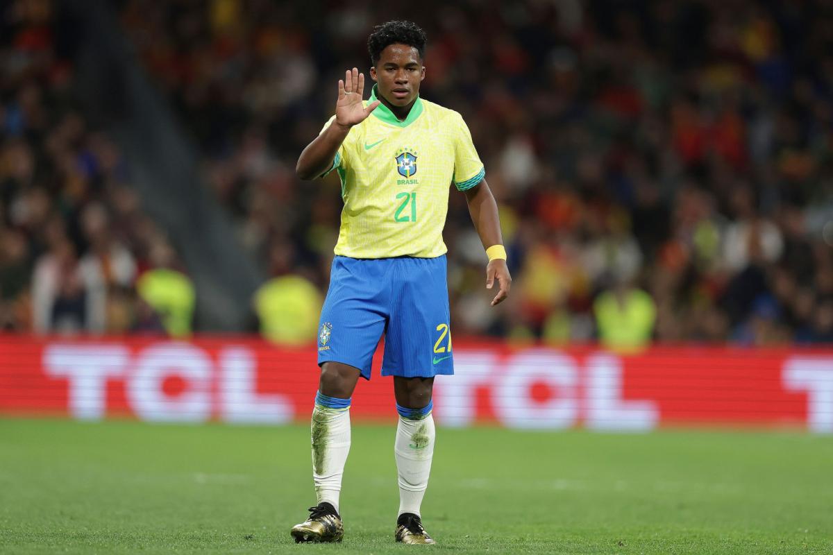 Endrick remplace Neymar en sélection brésilienne