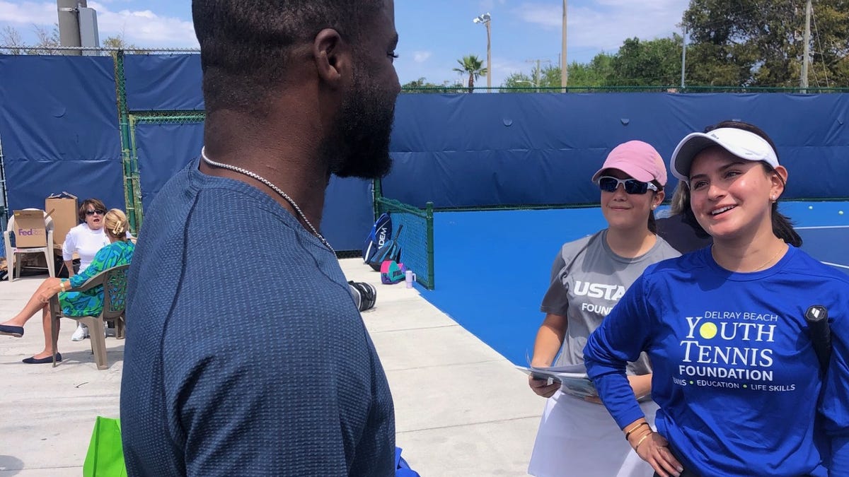 Francis Tiafoe inspire les jeunes à Delray Beach