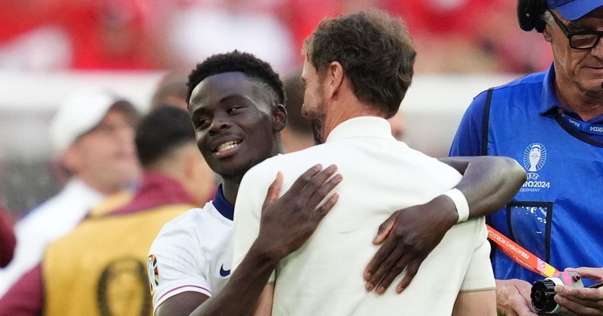 Gareth Southgate loue la résilience de Bukayo Saka