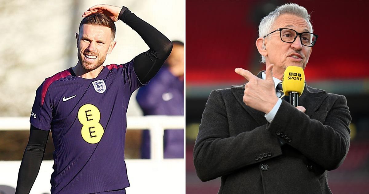 Gary Lineker propose un nouveau rôle pour Jordan Henderson en Angleterre