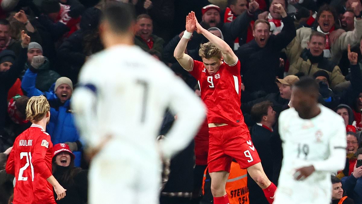 Hojlund rend hommage à Ronaldo avec son but contre le Portugal