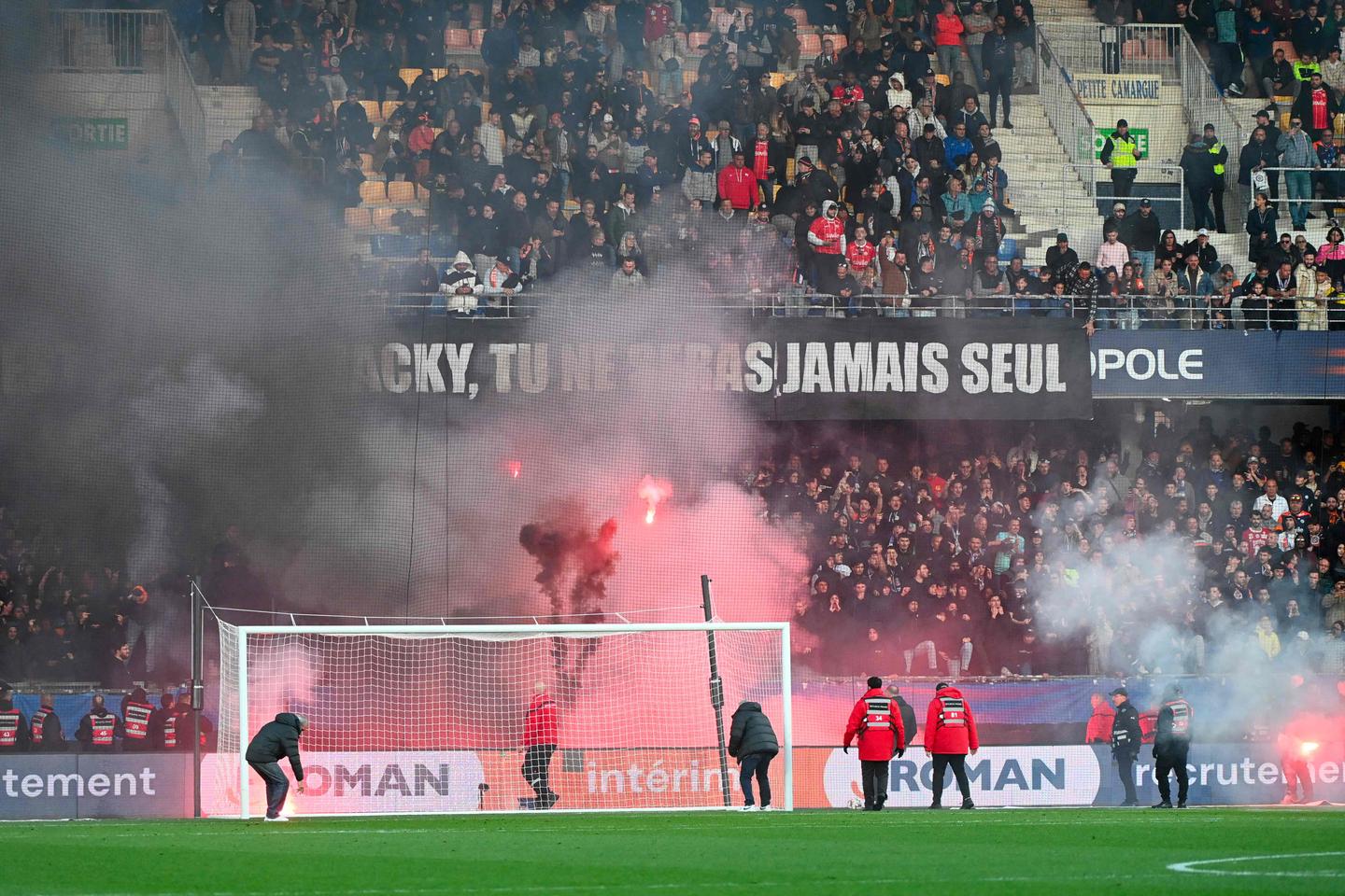 Incidents au match Montpellier-Saint-Etienne - la LFP en instruction