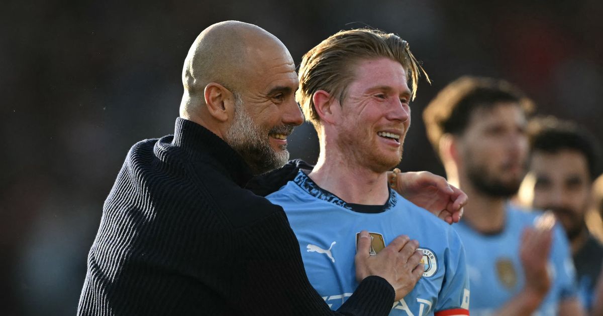 Kevin De Bruyne quitte Manchester City- Guardiola réagit