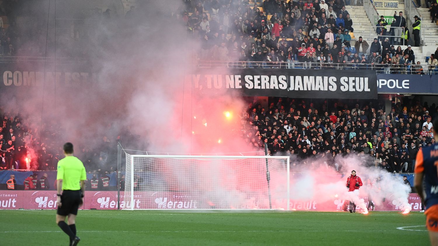 Ligue 1 - Montpellier-Saint-Etienne arrêté à cause de fumigènes