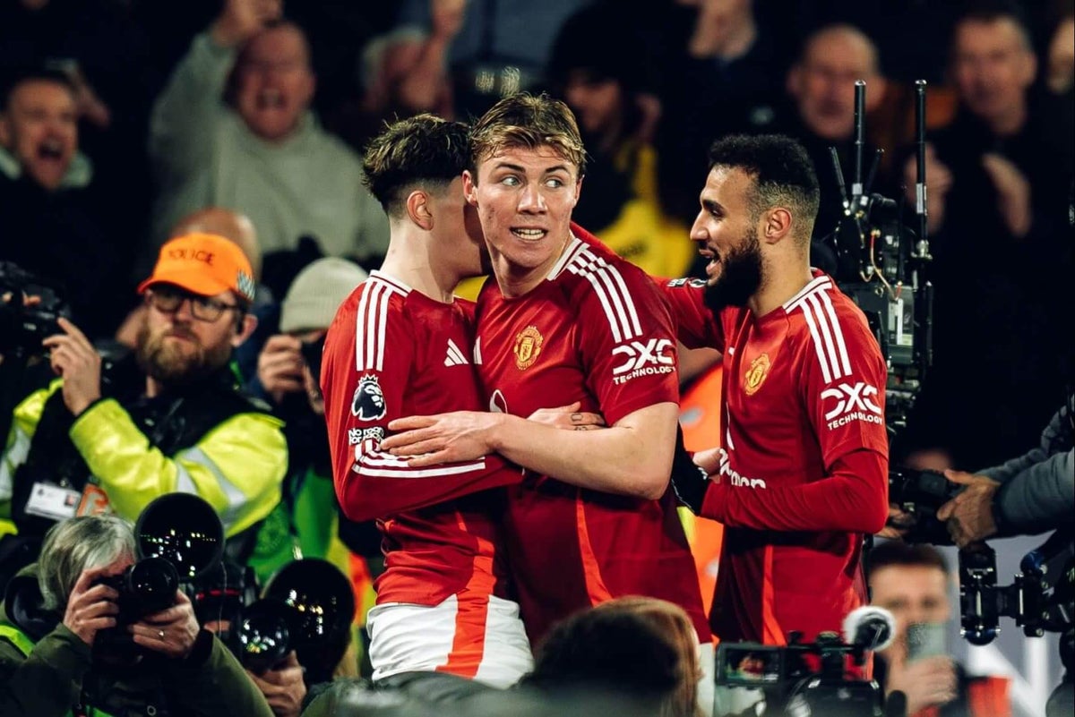 Manchester United s-impose 3-0 contre Leicester- Hojlund et Garnacho brillent