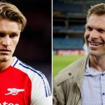 Odegaard - l-agent d-Arsenal à Anfield pour un match de légendes