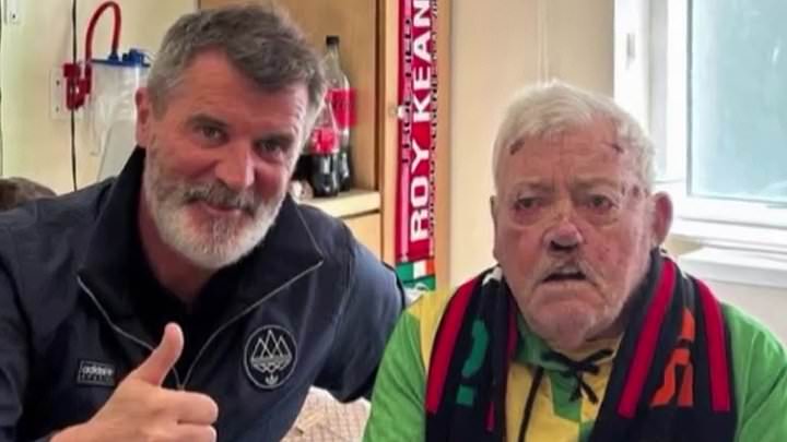 Roy Keane rend visite à un patient atteint de démence à Cork