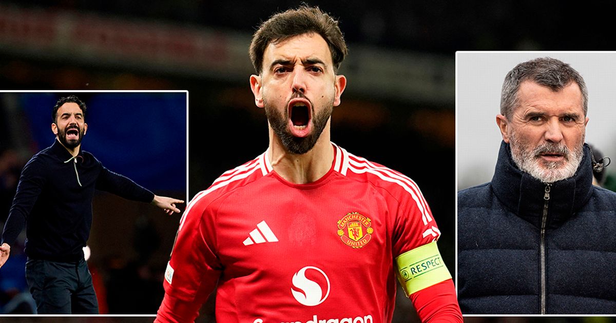 Ruben Amorim défend Bruno Fernandes face à Roy Keane