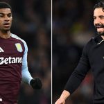 Ruben Amorim et Marcus Rashford - désaccord à Manchester United