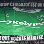 Soutien massif aux ultras de l-ASSE à Saint-Étienne