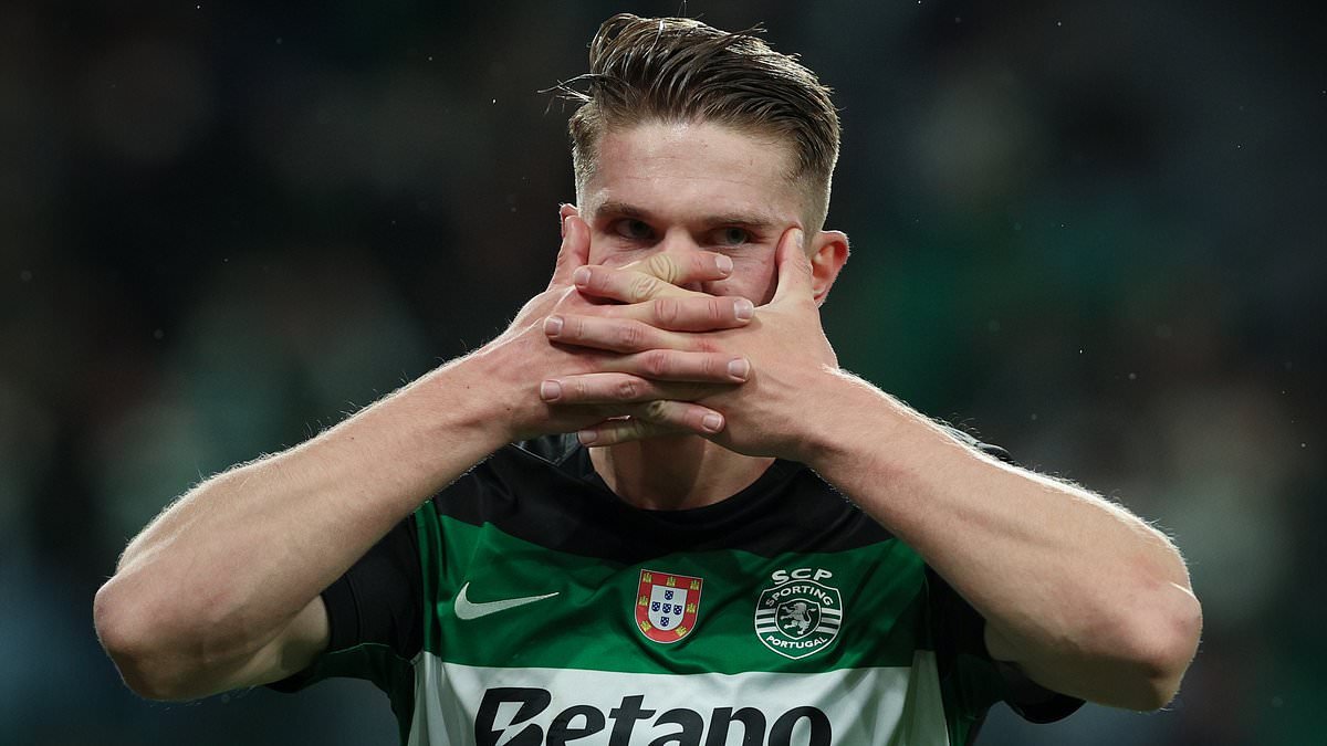 Viktor Gyokeres- Arsenal et Man United en course pour le buteur