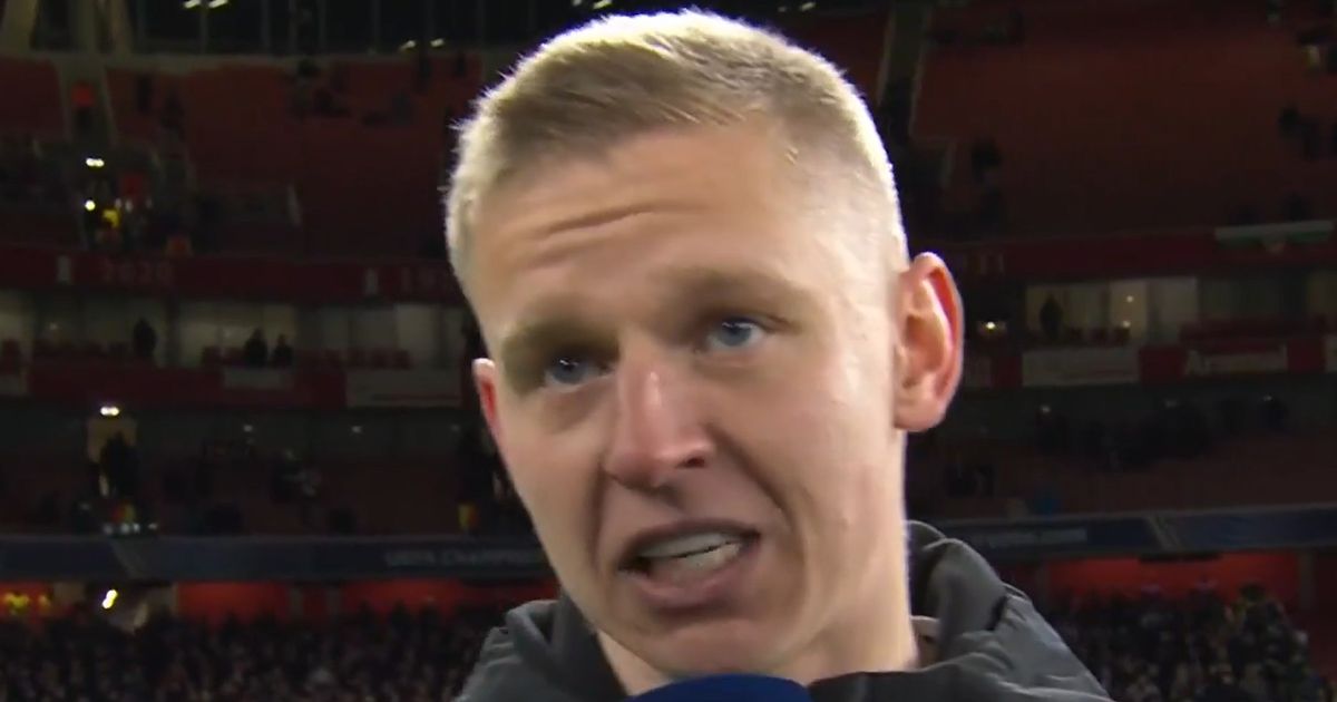 Zinchenko loue l-éthique de travail des stars d-Arsenal