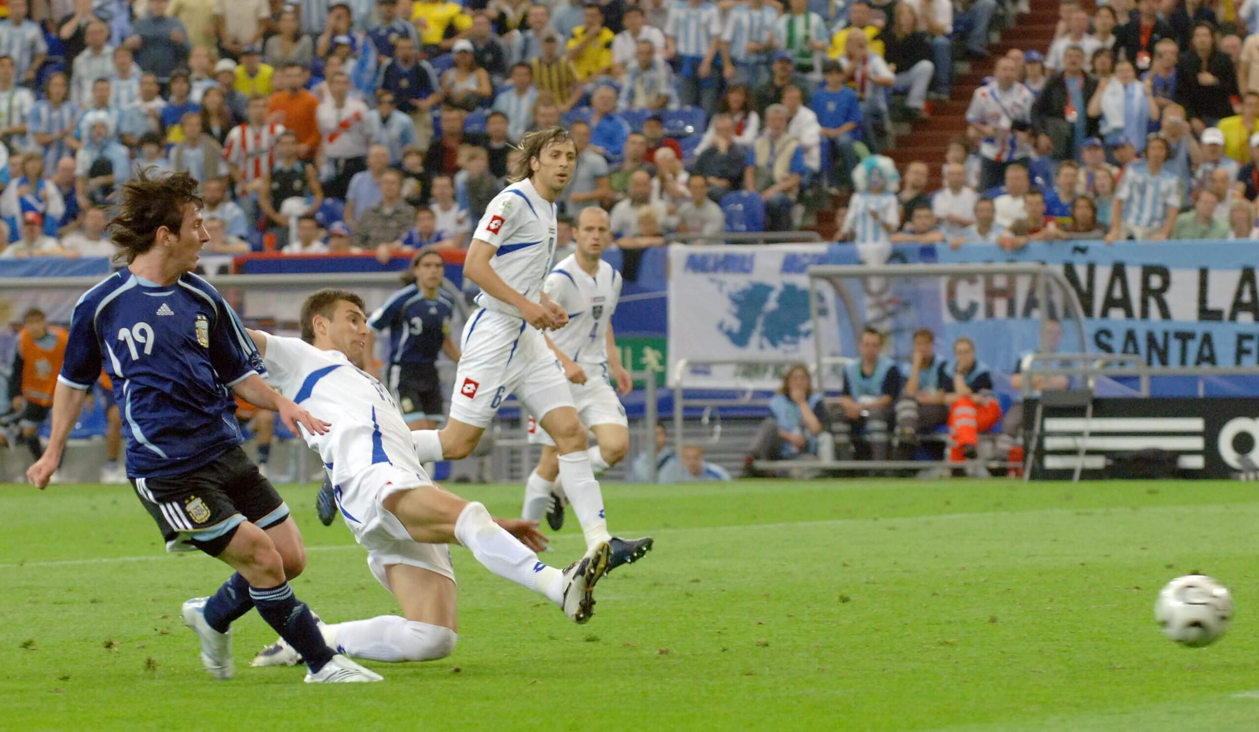 Messi célébrant un but