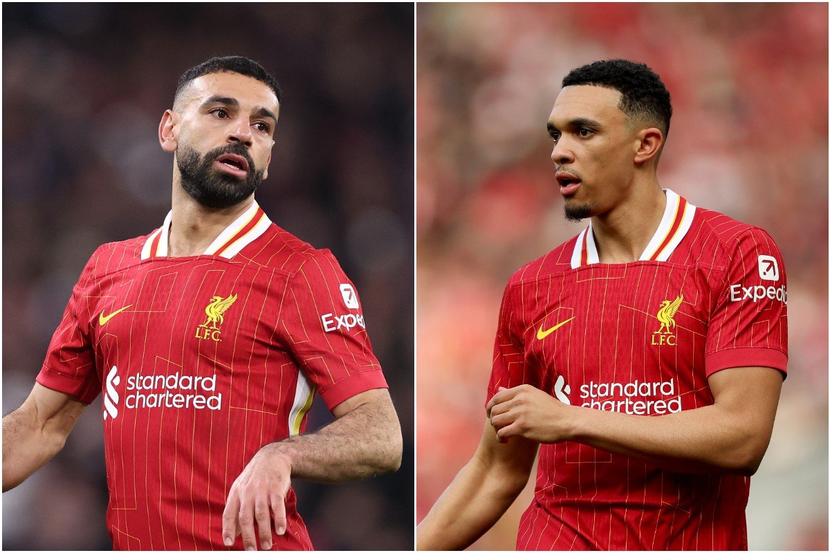Mohamed Salah et Trent Alexander-Arnold de Liverpool
