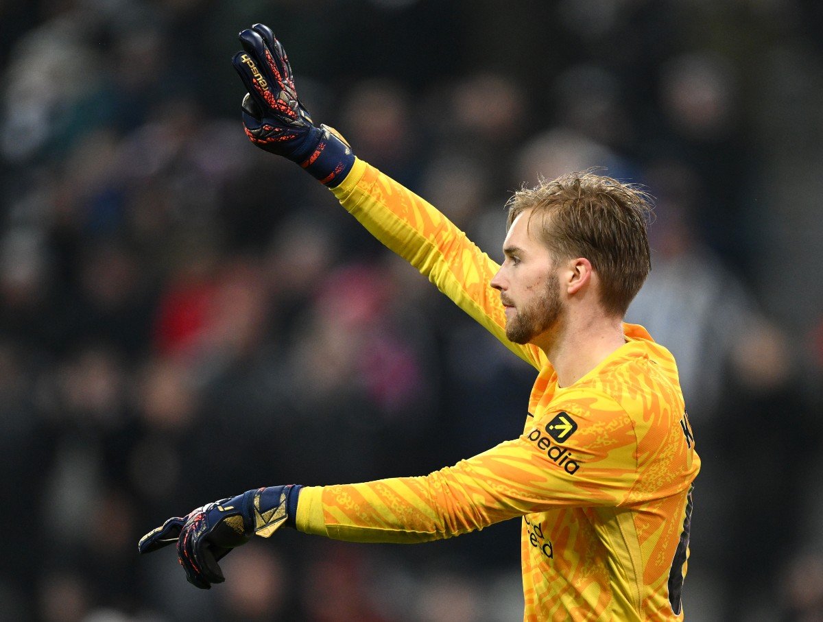 Caoimhin Kelleher en action pour Liverpool