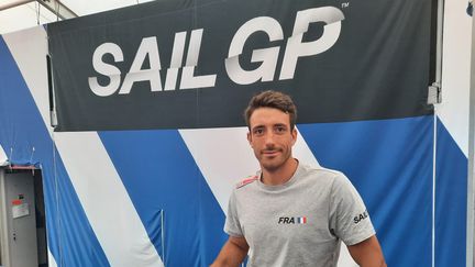 Quentin Delapierre, skipper de l'équipe de France de Sail GP.