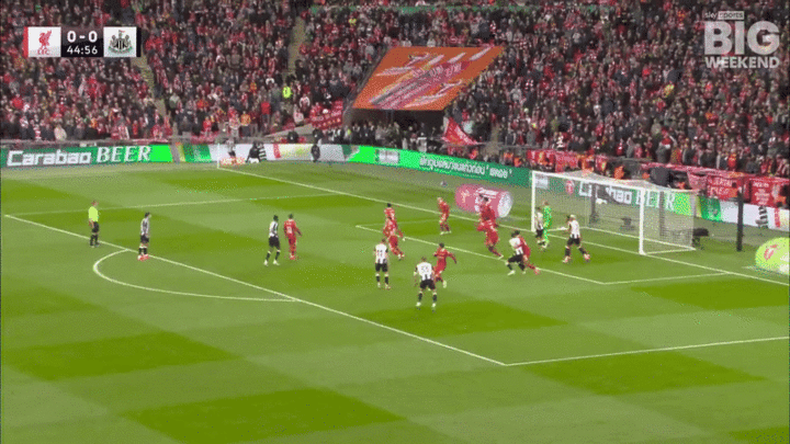 Dan Burn célèbre son but