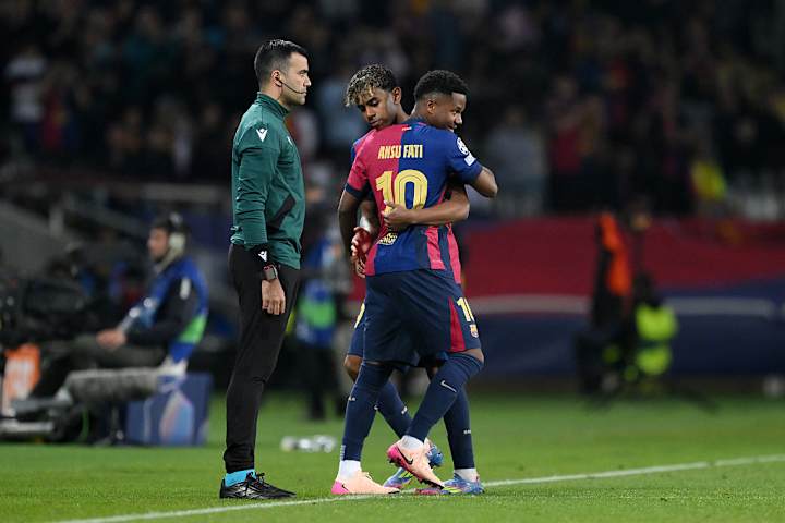 Ansu Fati remplace Lamine Yamal