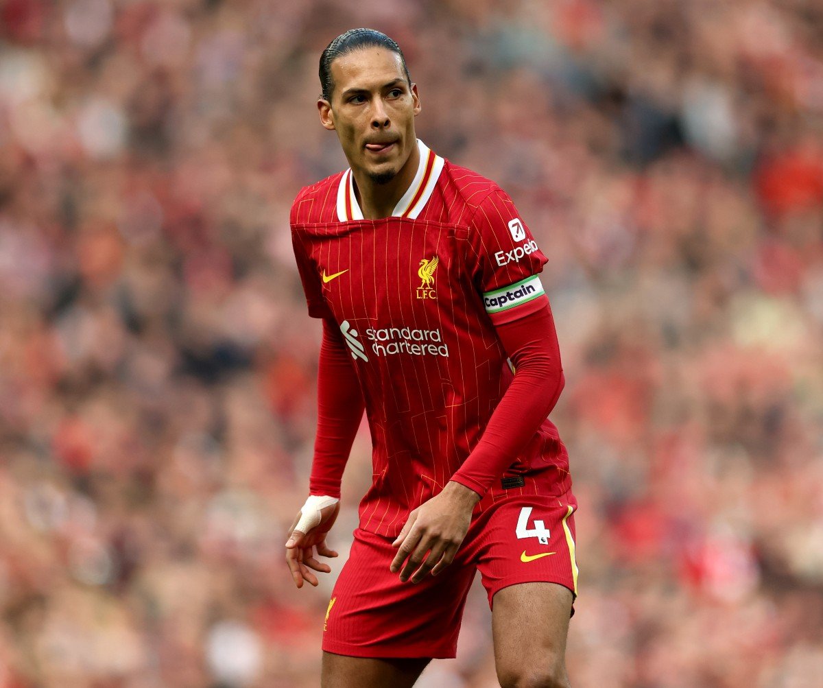 Virgil van Dijk lors du match de Liverpool contre Southampton