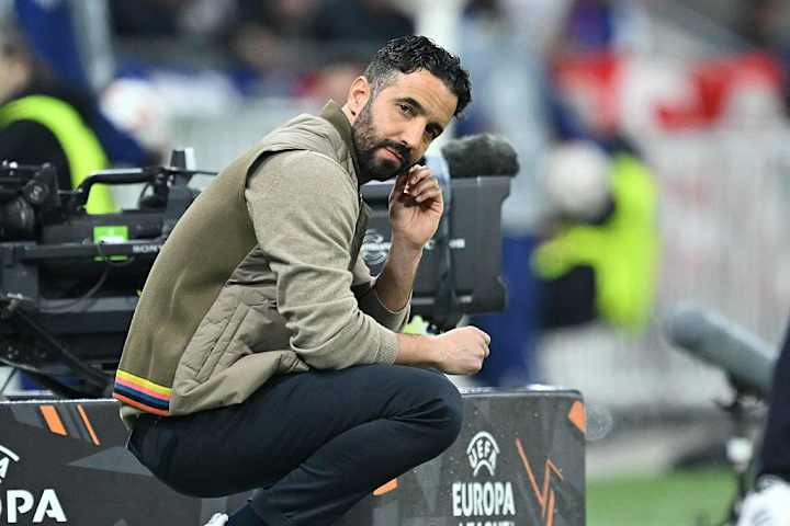 Manchester United et Lyon sur le terrain