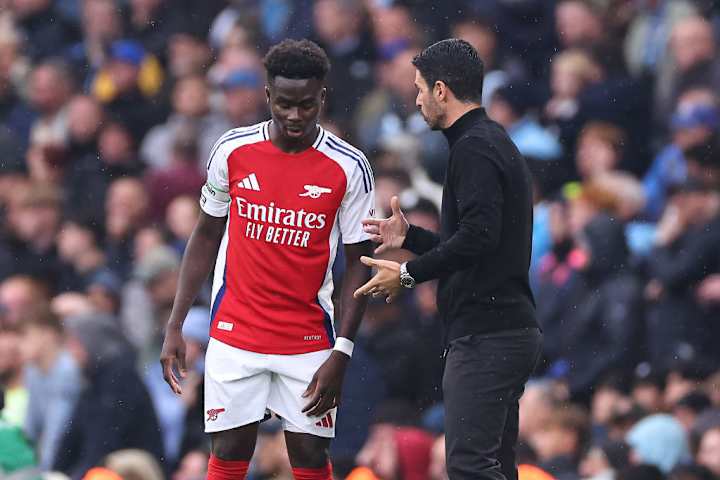 Bukayo Saka, Mikel Arteta