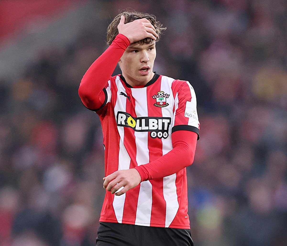 Tyler Dibling en action avec Southampton