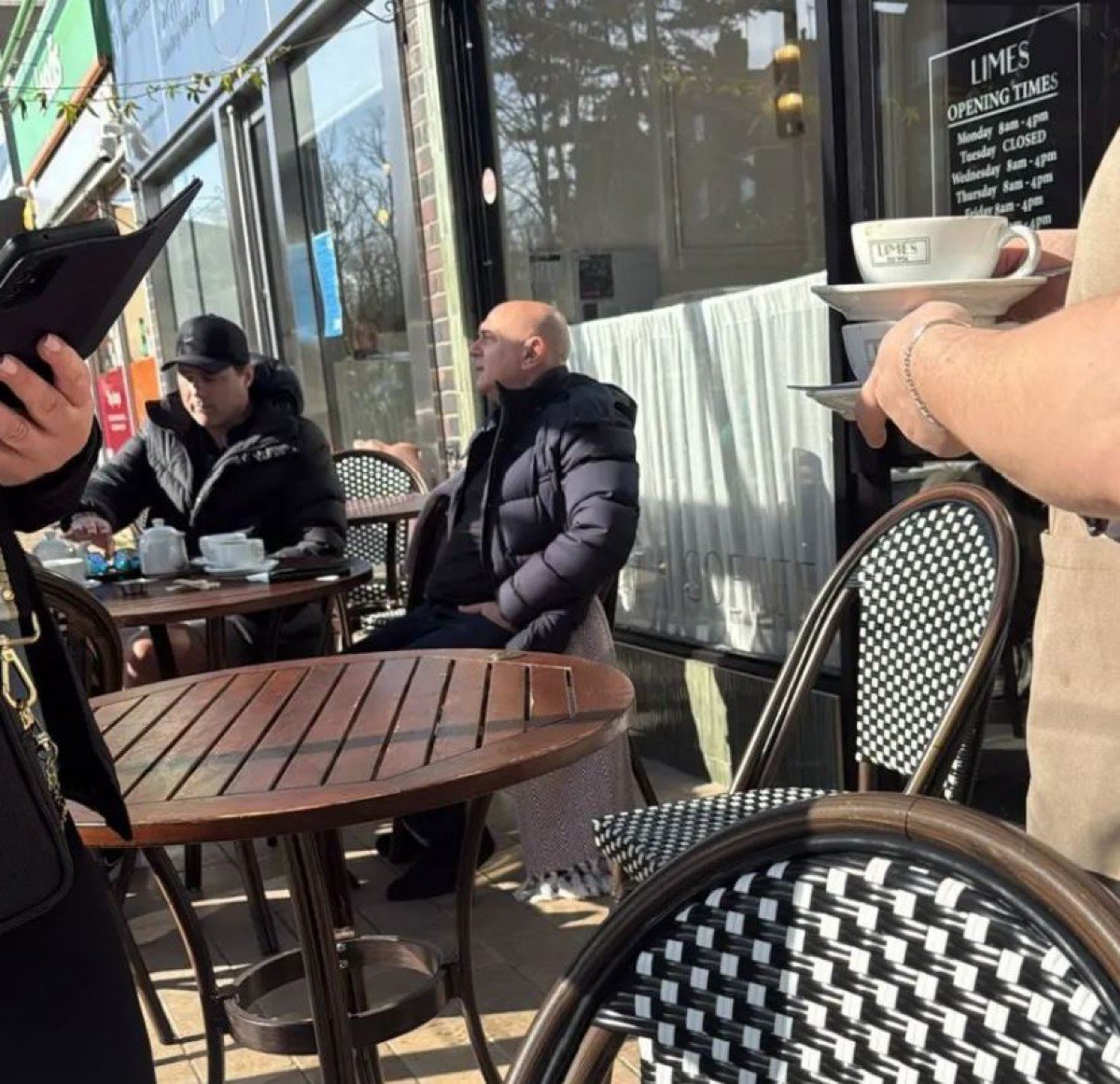 Mauricio Pochettino et Daniel Levy au café