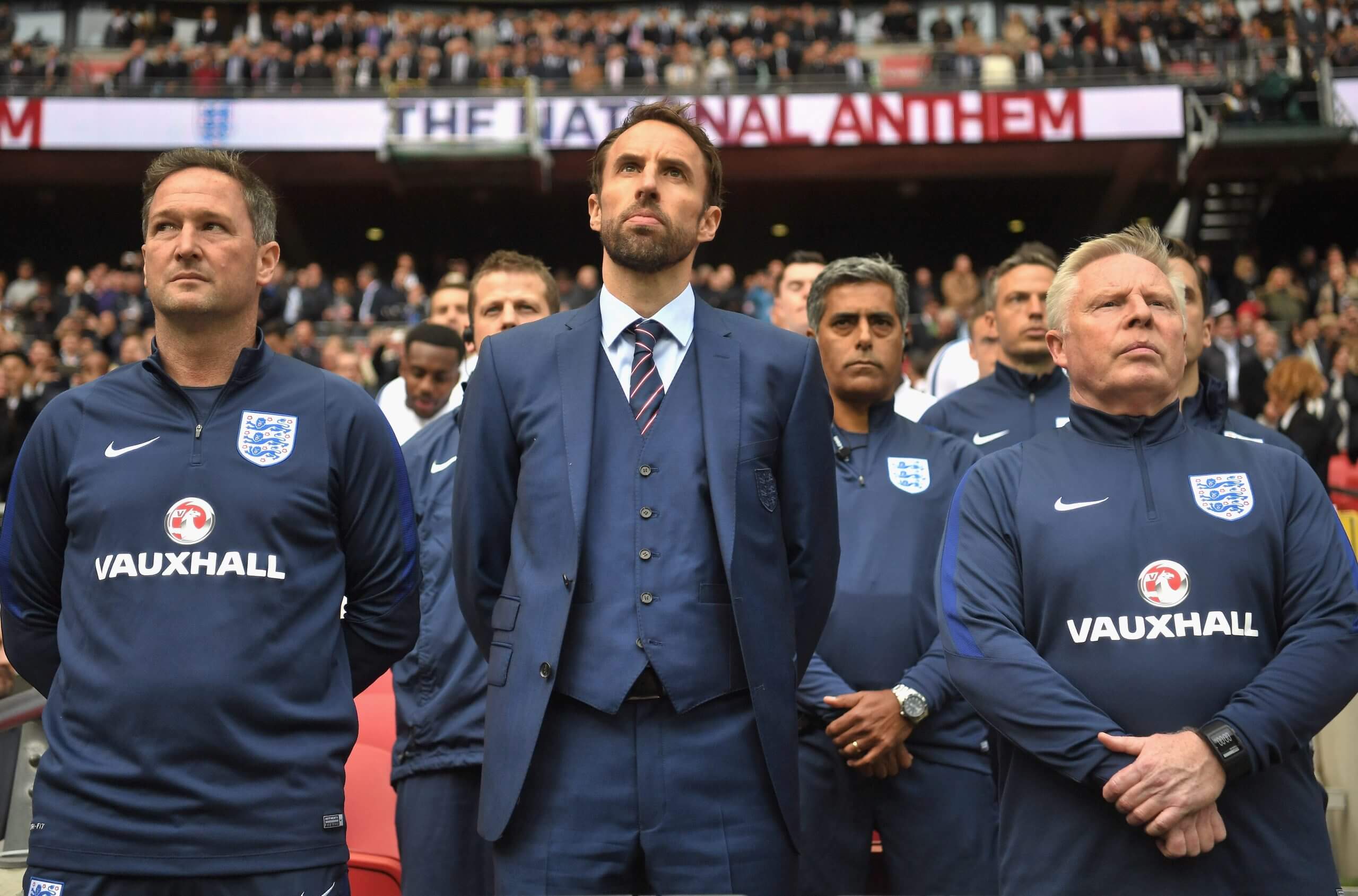 Gareth Southgate lors de son premier match