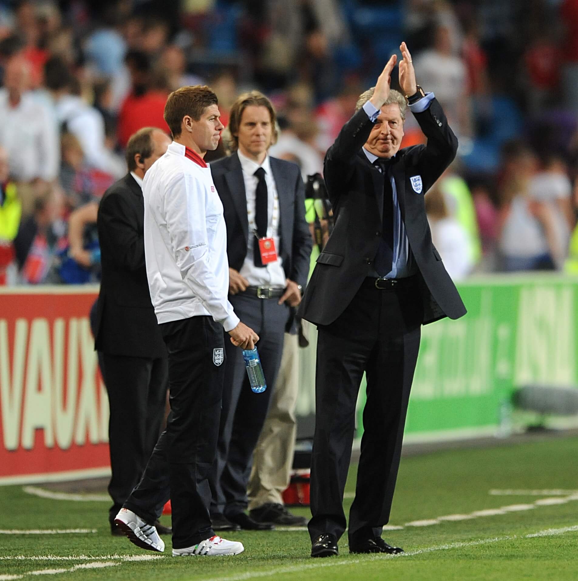 Roy Hodgson lors de son premier match
