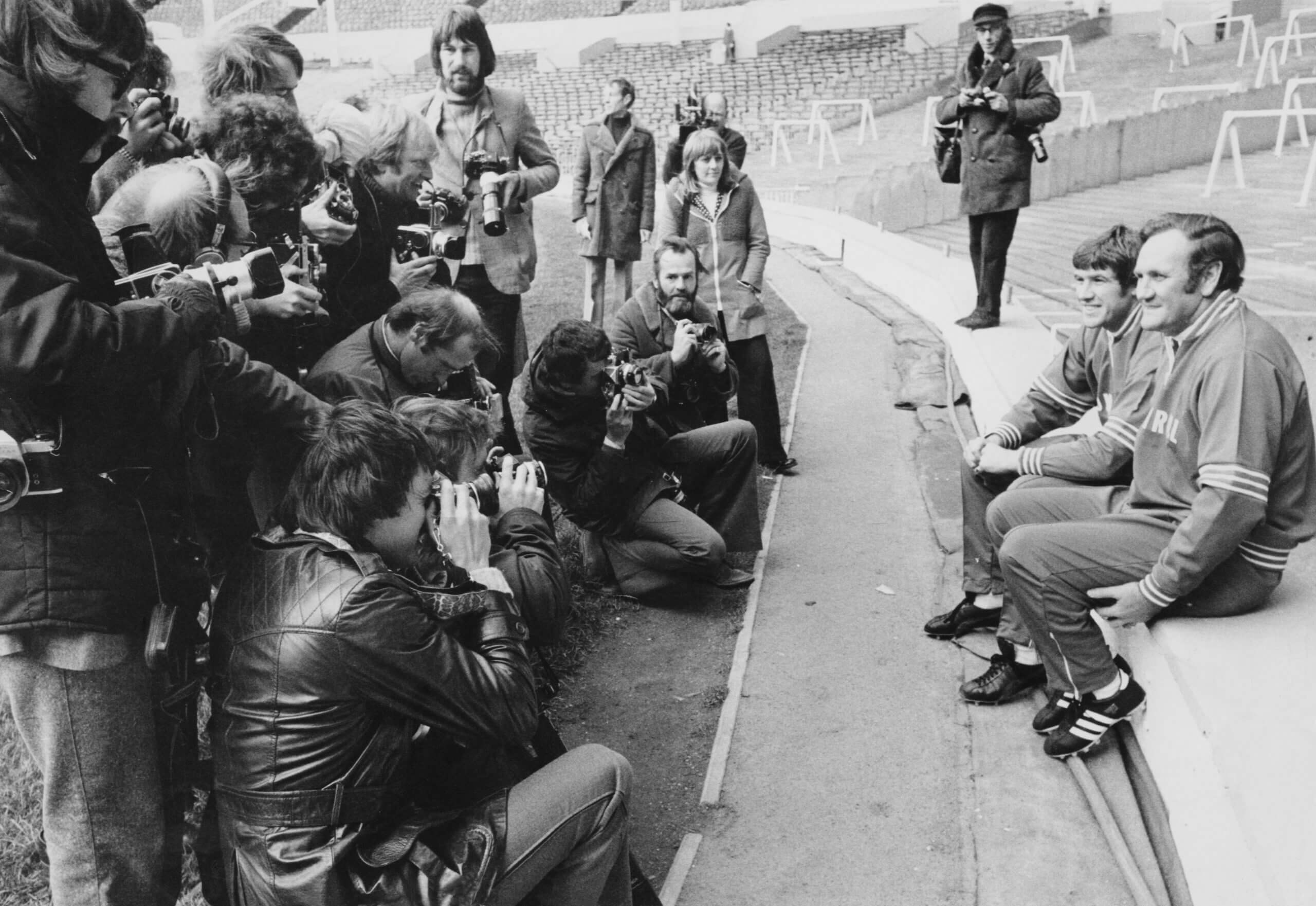 Don Revie durant son premier match