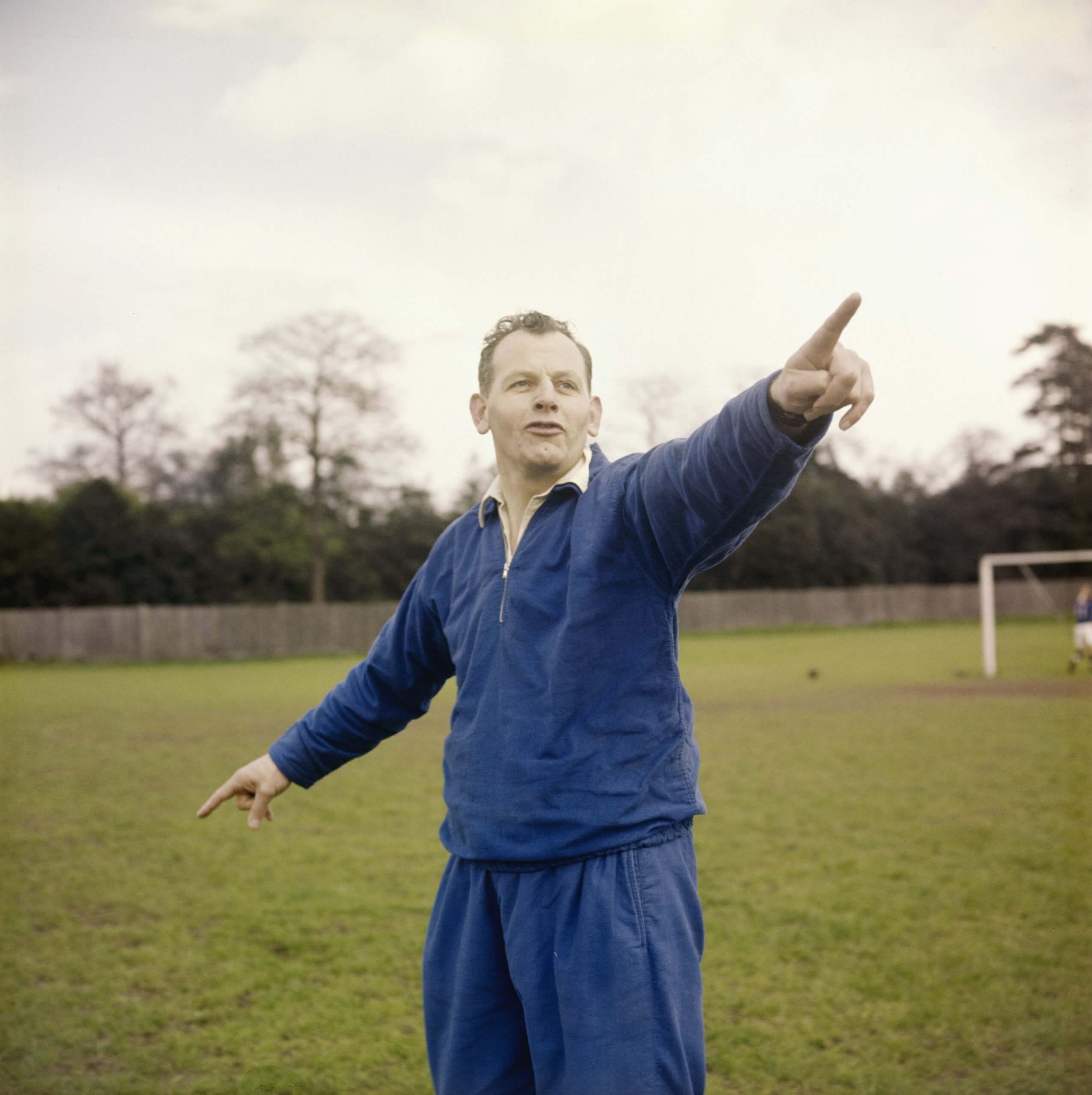 Walter Winterbottom durant son premier match