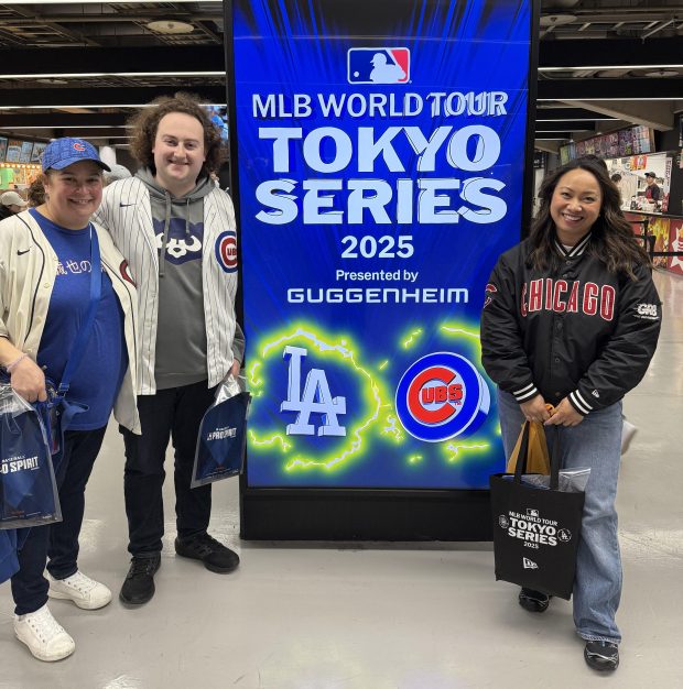 Supporters des Cubs à Tokyo