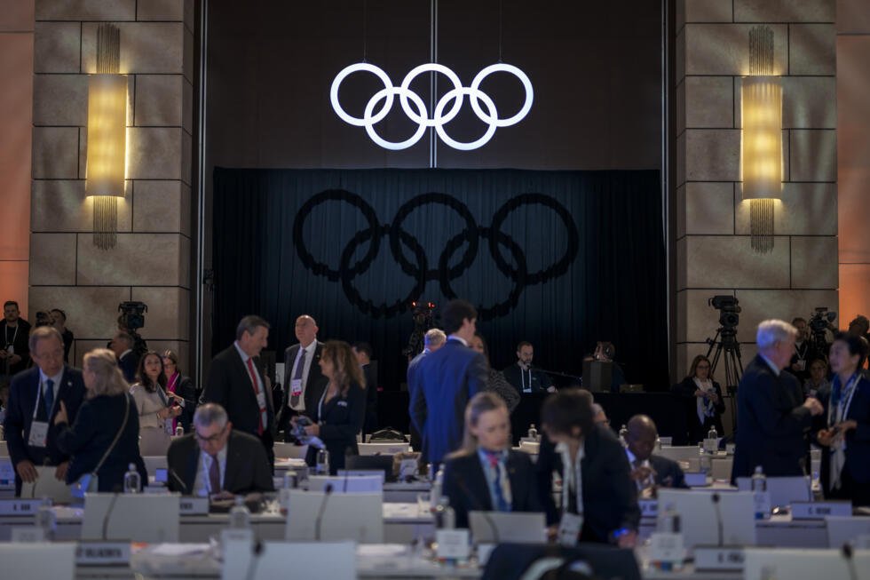 Membres du CIO à Costa Navarino