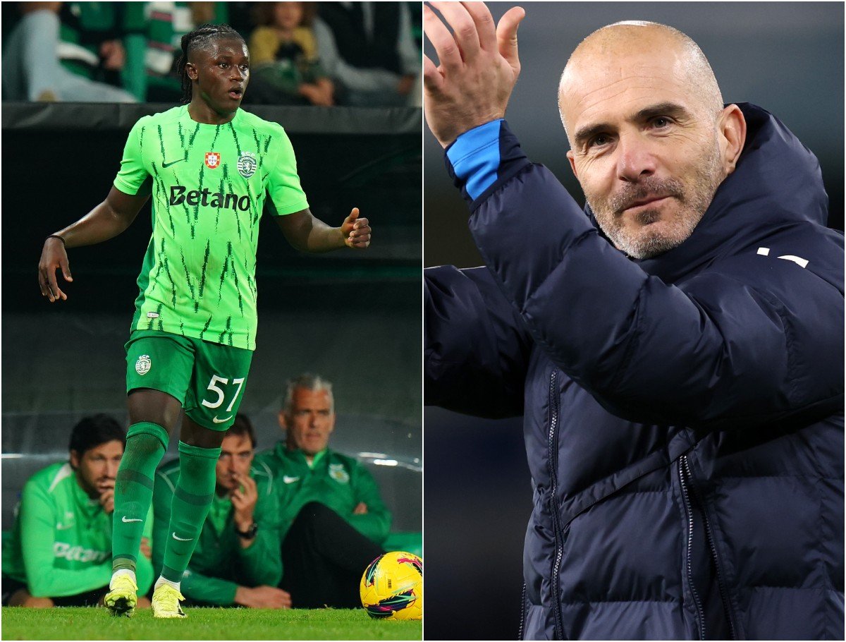 Geovany Quenda et Enzo Maresca