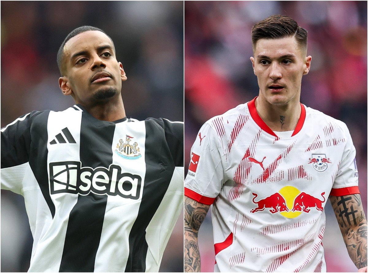 Alexander Isak de Newcastle et Benjamin Sesko de RB Leipzig