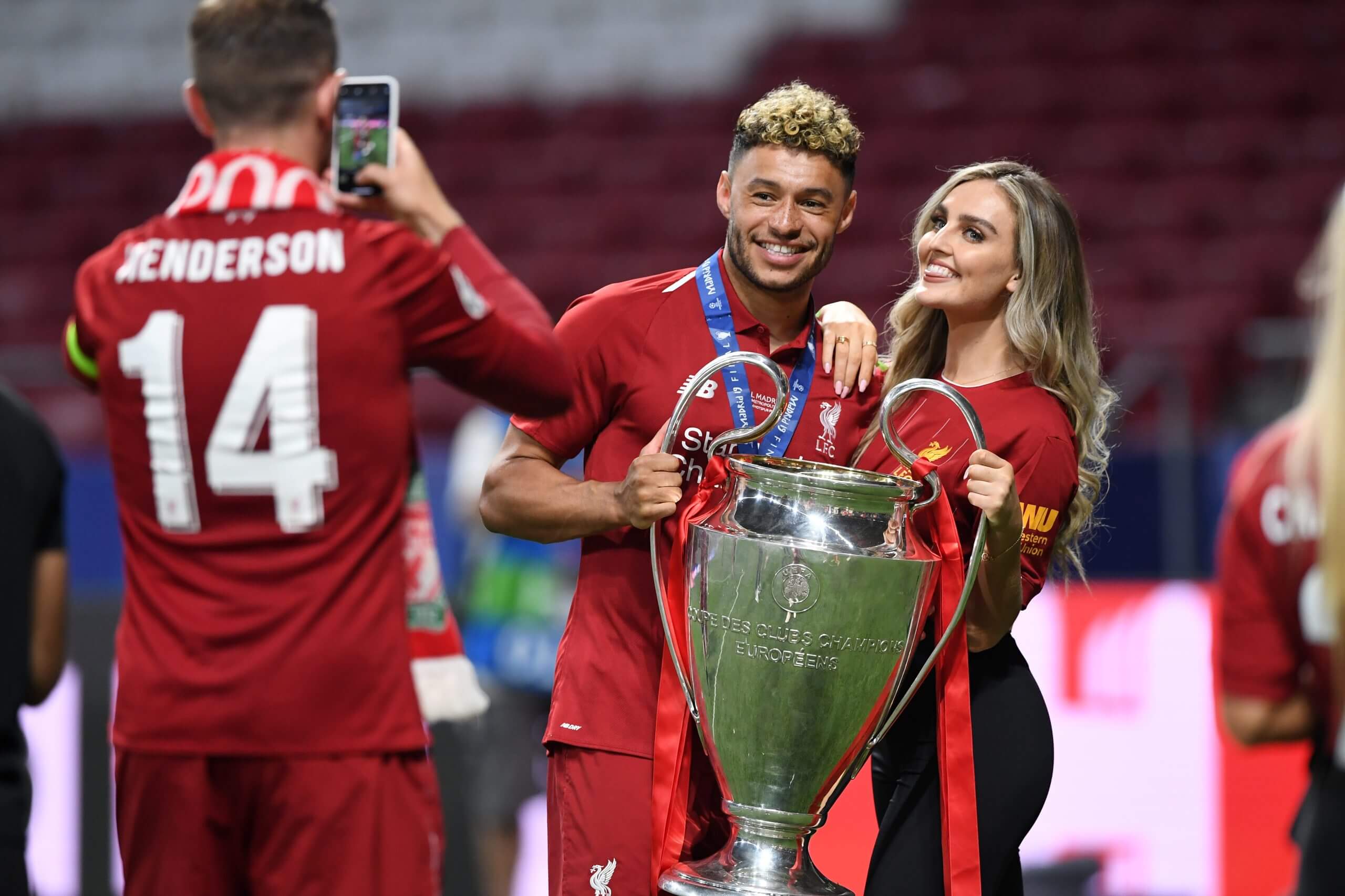 Alex Oxlade-Chamberlain et Perrie Edwards