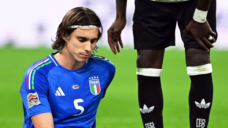 Riccardo Calafiori reçoit une alerte de blessure en jouant pour l'Italie